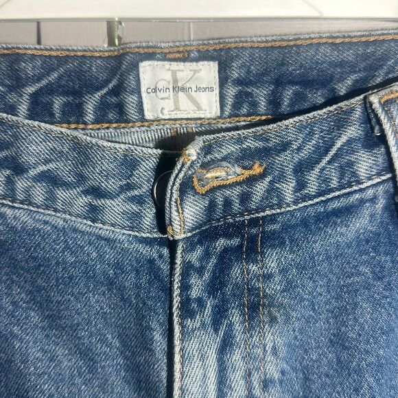 Calvin Klein Slim Straight Jeans - Blue - Picture 2 of 10